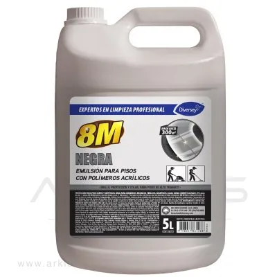 Cera Líquida Diversey 8M Auto Brillo Negro 5 L