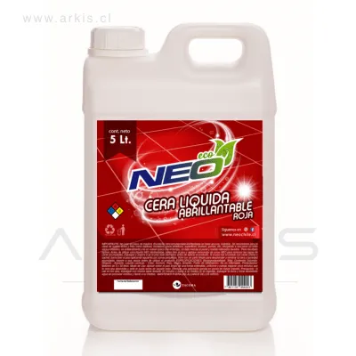 Cera Líquida Neo Abrillantable Rojo 5 L