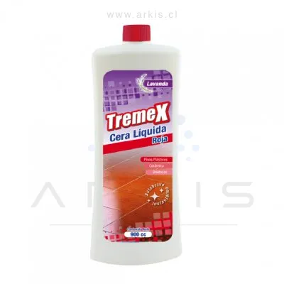 Cera Líquida Tremex Auto Brillo 900 ml Rojo