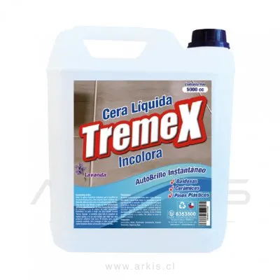 Cera Líquida Tremex Autobrillo Incolora 5 L