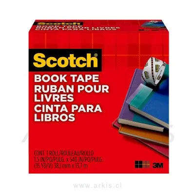 Cinta Adhesiva 3M Scotch Book Tape 845 38.1 mm 13.7 M