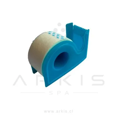 Cinta Adhesiva Médica Adicare Papel con Dispensador 2.5 cm x 9.1 m 12 Unidades