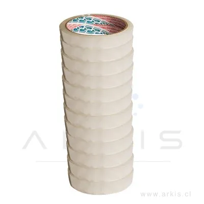 Cinta Adhesiva Sellofilm Cristal 18 cm x 45 m 8 Unidades