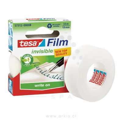 Cinta Adhesiva Tesa Invisible 19 mm X 33 M
