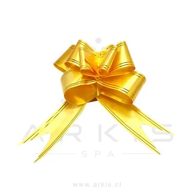 Cinta de Regalo Feco Moño 28X47 mm Dorado Dorado 10 Unidades