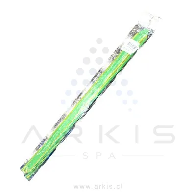 Cinta de Regalo Latina Moño 23X47 mm Verde Dorado 10 Unidades