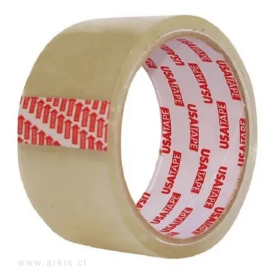 Cinta Embalaje Usatape Transparente 44 mm x 35 m