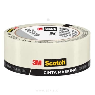 Cinta Masking Scotch 3500 48 mm X 40 M
