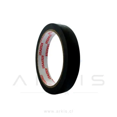Cinta Masking Usatape 18 mm X 20 M Negro