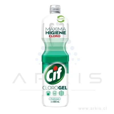 Cloro Gel Cif Tradicional 800 ml