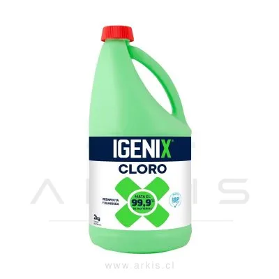 Cloro Líquido Igenix Tradicional 2.5% 2 Kg
