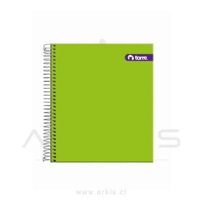 Cuaderno 1/2 Oficio Torre Liso M7 100 Hojas