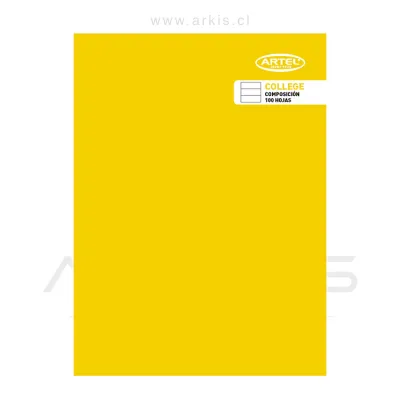 Cuaderno College Artel Composición 100 Hojas