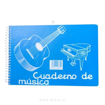 Cuaderno de Música J.S Pauta Entera 60 Hojas