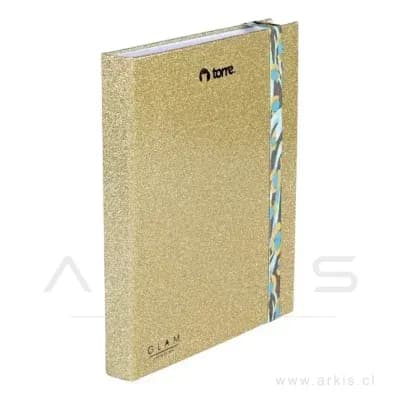 Cuaderno Torre Oficio 1/2 Glam 5 MM 250 Hojas