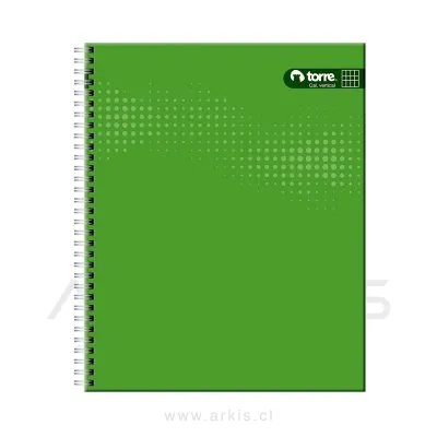 Cuaderno Universitario Torre Liso C. Vertical 100 Hojas