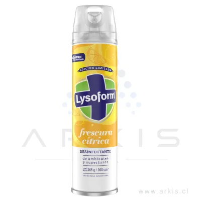 Desinfectante Aerosol Lysoform Frescura Cítrica 360 cc