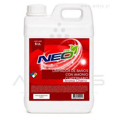 Desinfectante de Baño Neo Amonio Cuaternario Cherry 5 L