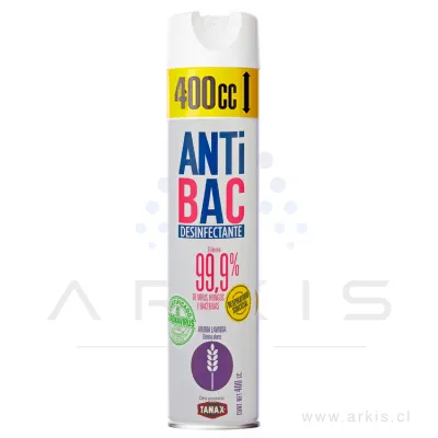 Desinfectante en Aerosol Antibac Lavanda 400 ml