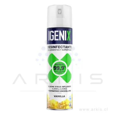 Desinfectante en Aerosol Igenix Vainilla Antibacterial 360 cc