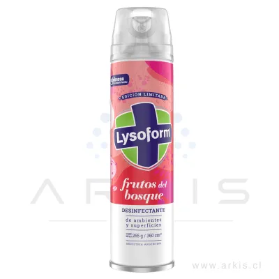 Desinfectante en Aerosol Lysoform Frutos del Bosque 265 g