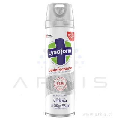 Desinfectante en Aerosol Lysoform Original 285 cc