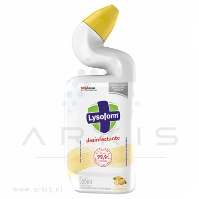 Desinfectante Liquido W.C. Lysoform Tapa Pato Cítrico 500 ml