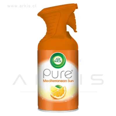 Desodorante Ambiental Air Wick Aerosol Pure Mediterranean Sun Cítrico 250 ml