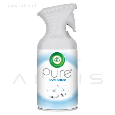 Desodorante Ambiental Air Wick Aerosol Pure Soft Cotton 250 ml