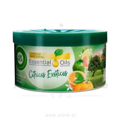 Desodorante Ambiental Airwick Lata Gel Cítricos Exóticos 70 G