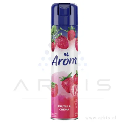 Desodorante Ambiental Arom Aerosol Frutilla Crema 225 g