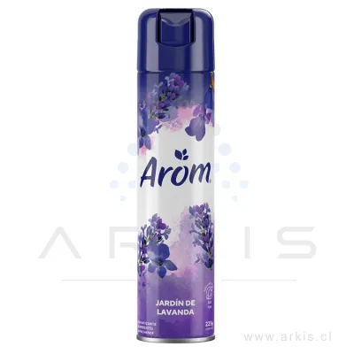 Desodorante Ambiental Arom Aerosol Jardín de Lavanda 225 g