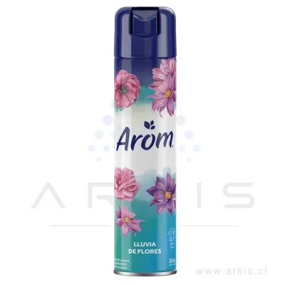 Desodorante Ambiental Arom Aerosol Lluvia de Flores 225 g