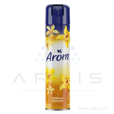 Desodorante Ambiental Arom Aerosol Vainilla en Flor 225 g