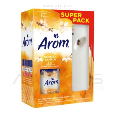 Desodorante Ambiental Arom Automático Vainilla Canela 250 ml