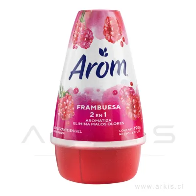 Desodorante Ambiental Arom Cono gel Frambuesa 190 g