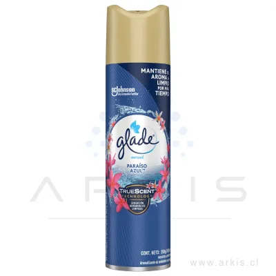 Desodorante Ambiental Glade Aerosol Paraíso Azul 360 ml