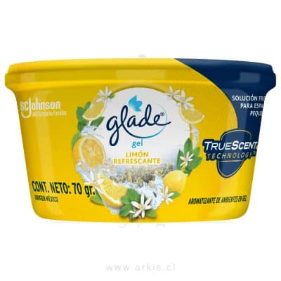 Desodorante Ambiental Glade Lata Gel Limón Refrescante 70 g
