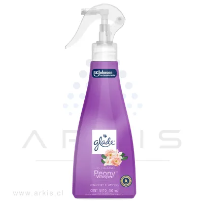 Desodorante Ambiental Glade Líquido Peony Whisper 400 ml