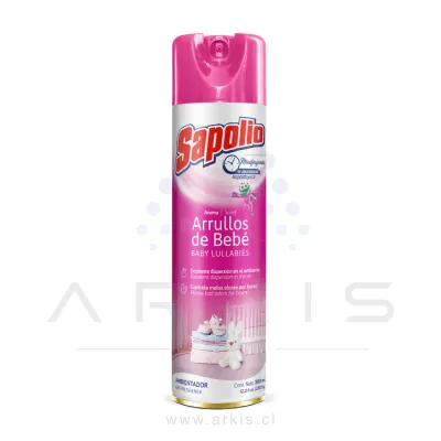 Desodorante Ambiental Sapolio Arrullos de Bebé 360 cc
