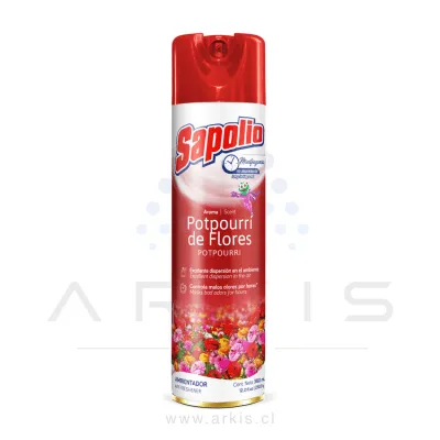 Desodorante Ambiental Sapolio Potpurrí de Flores 360 cc
