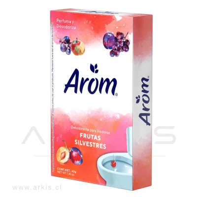 Desodorante para WC Arom Pastilla Frutas Silvestres 40 g