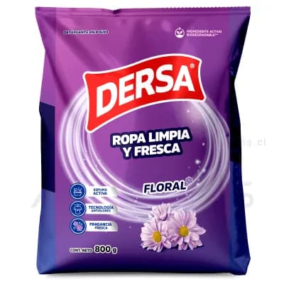 Detergente en Polvo Dersa Floral 800 g