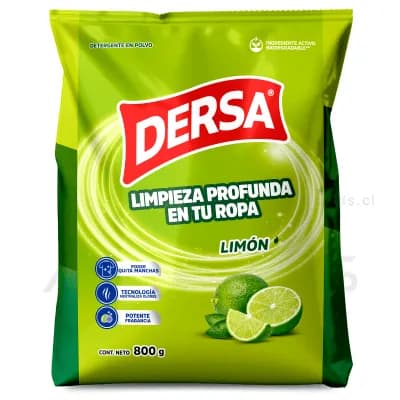Detergente en Polvo Dersa Limón 800 g