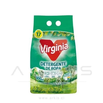 Detergente en Polvo Virginia 800 g