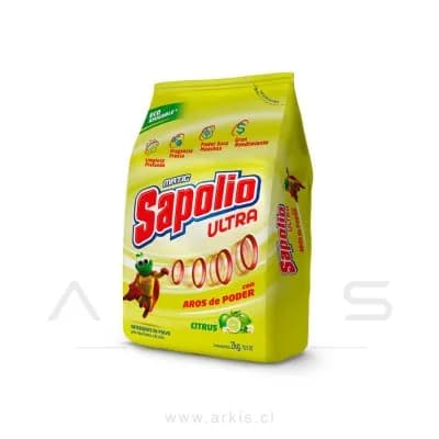 Detergente Polvo Sapolio Matic Citrus 2 Kg