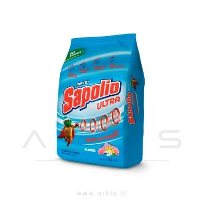 Detergente Polvo Sapolio Matic Floral 2 Kg