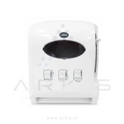 Dispensador de Toalla All Clean con Palanca 500 m Blanco