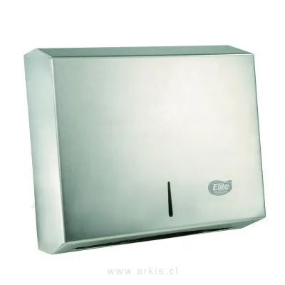 Dispensador de Toalla Elite Manual Interfoliada Plateado