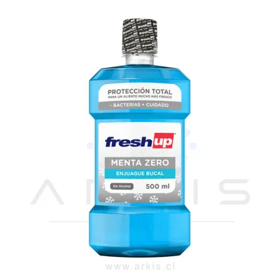 Enjuague Bucal Fresh Up Menta Zero 500 ml